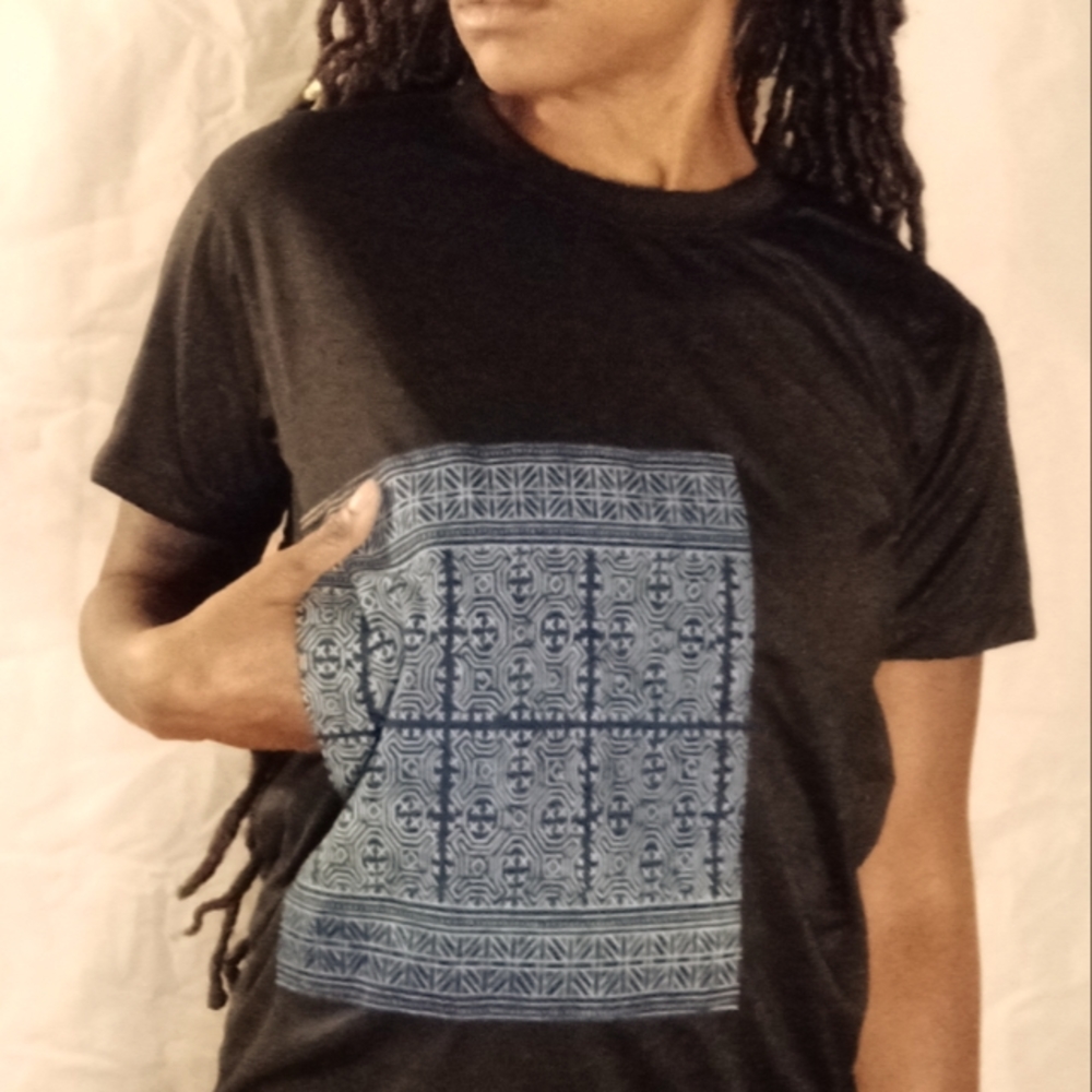 Secret Pocket custom indigo Tshirts